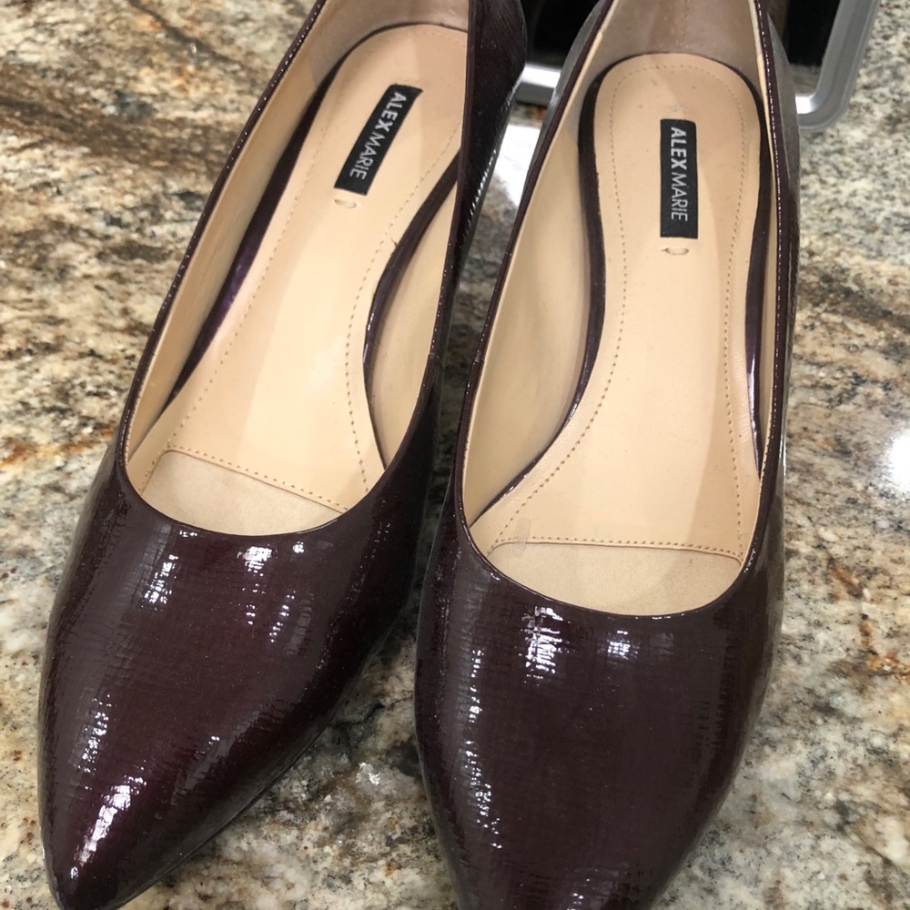 Alex Marie Wine pumps 🍷 WORN ONE TIME